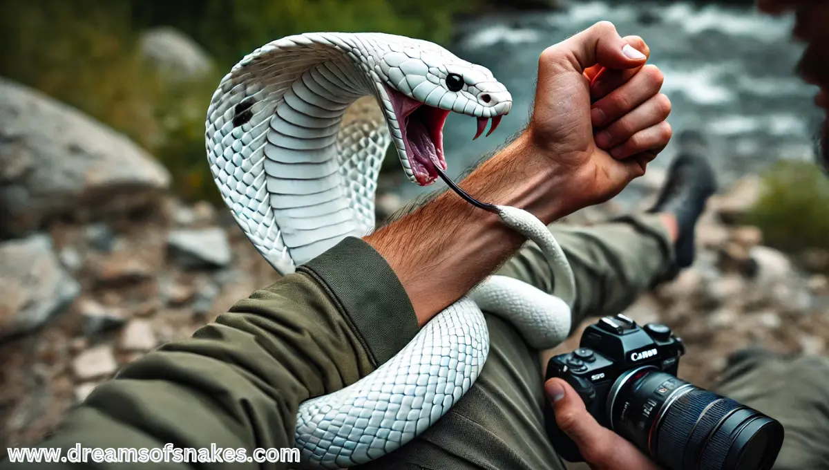 white snake bite dream meaning